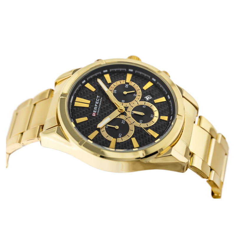 Men's watch with date and chronograph PERFECT