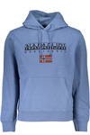 NAPAPIJRI MEN&#39;S BLUE ZIPLESS SWEATSHIRT