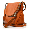 Women's elegant leather crossbody bag