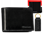 Leather wallet+key ring set ROVICKY R-SET-M-N003-GVT