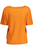 GANT WOMEN&#39;S SHORT SLEEVE T-SHIRT ORANGE