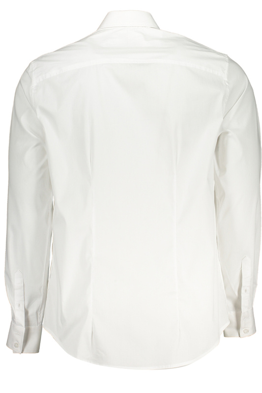 GUESS JEANS MEN&#39;S WHITE LONG SLEEVE SHIRT