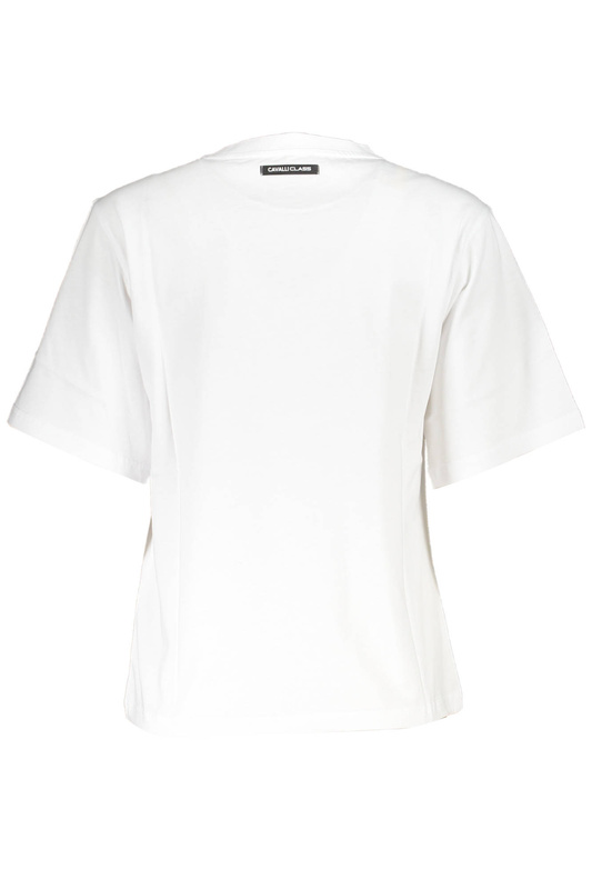 CAVALLI CLASS T-SHIRT KURZARM DAMEN WEISS