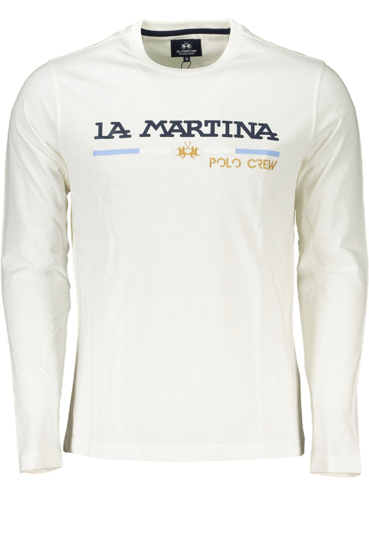 LA MARTINA LANGARM-T-SHIRT FÜR HERREN WEISS