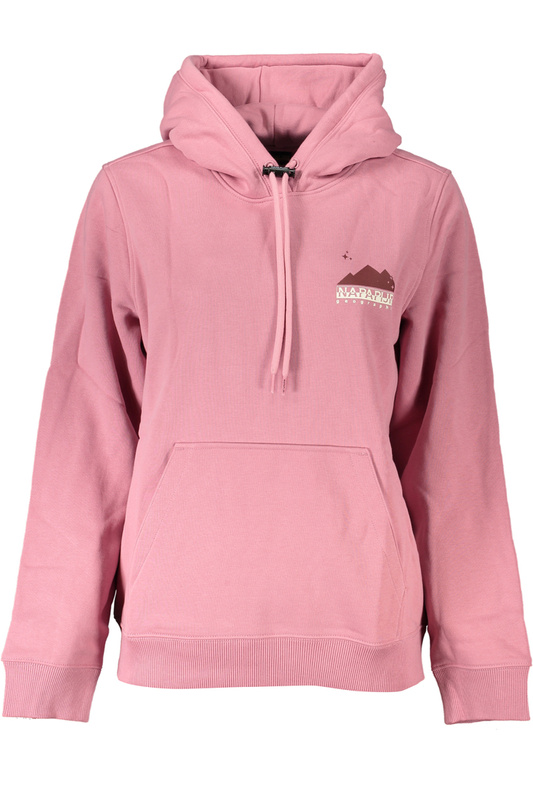 NAPAPIJRI WOMEN'S PINK SWEATSHIRT WITHOUT ZIP