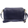 Leather elegant women's crossbody messenger bag