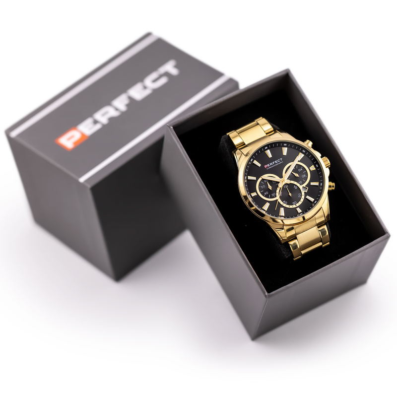 PERFECT MALE WATCH M510CH-02 - CHRONOGRAPH (zp386b) + BOX