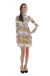 PHARD SHORT DRESS BEIGE WOMAN