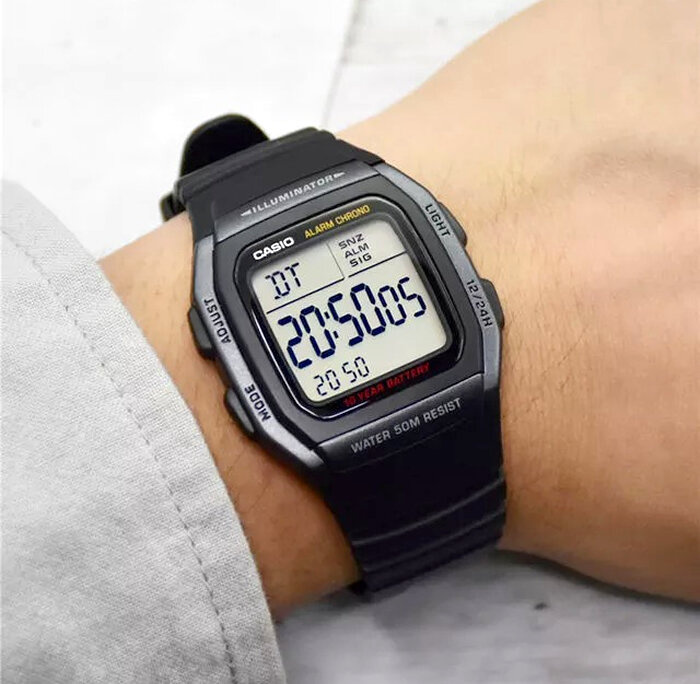 ZEGAREK MĘSKI CASIO W-96H-1B + BOX