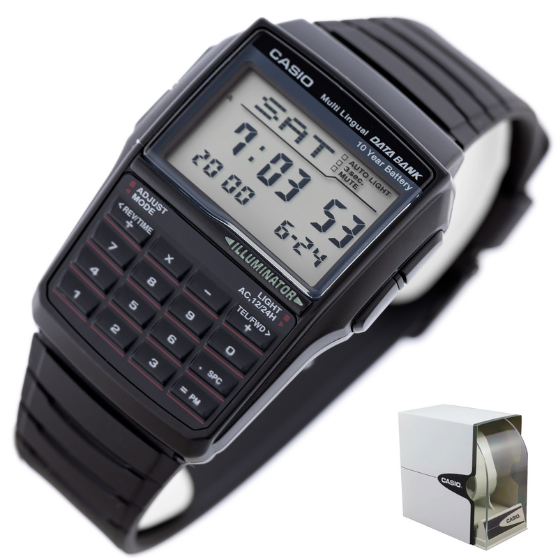 ZEGAREK MĘSKI CASIO VINTAGE DATABANK DBC-32D-1ADF (zd162b)