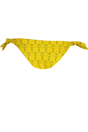 KARL LAGERFELD BEACHWEAR WOMEN&#39;S BOTTOM SWIMSUIT YELLOW