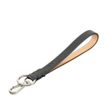 Wrist strap key ring Colorful Montpellier by DUDU made in genuine leather with metal carabiner and ring. A simple, discreet and colourful accessory.