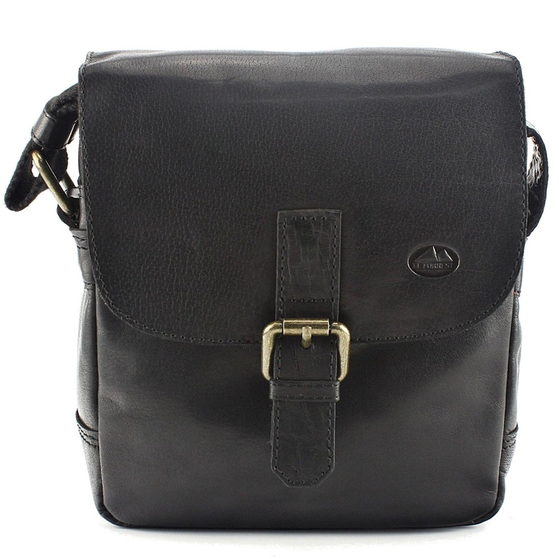 Men's leather crossbody bag EL FORREST