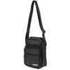 Black men's Baltimore G19 leather over the shoulder bag