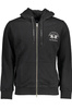 LA MARTINA MEN&#39;S BLACK ZIPPED SWEATSHIRT