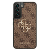 Guess GUHCS22S4GMGBR S901 S22 brązowy/brown hardcase 4G Big Metal Logo