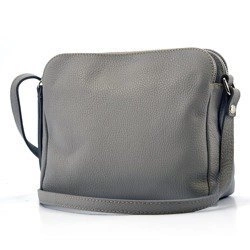 Large, elegant women's leather shoulder bag