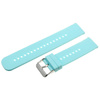 U27 rubber watch strap - blue/silver - 18mm