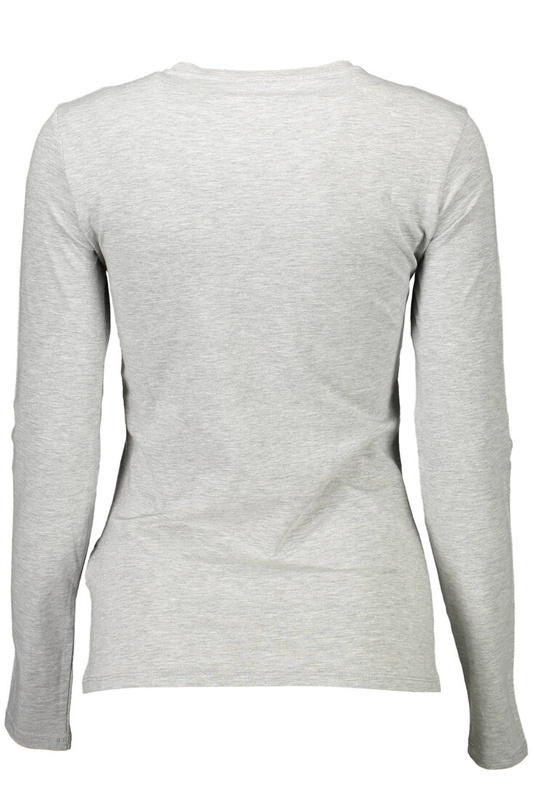 GUESS JEANS WOMEN&#39;S LONG SLEEVE T-SHIRT GRAY