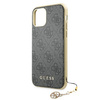 Guess GUHCN61GF4GGR iPhone 11 6,1" / Xr grey/szary hard case 4G Charms Collection