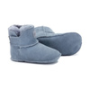 KIKO children's leather slip-on insulated slippers