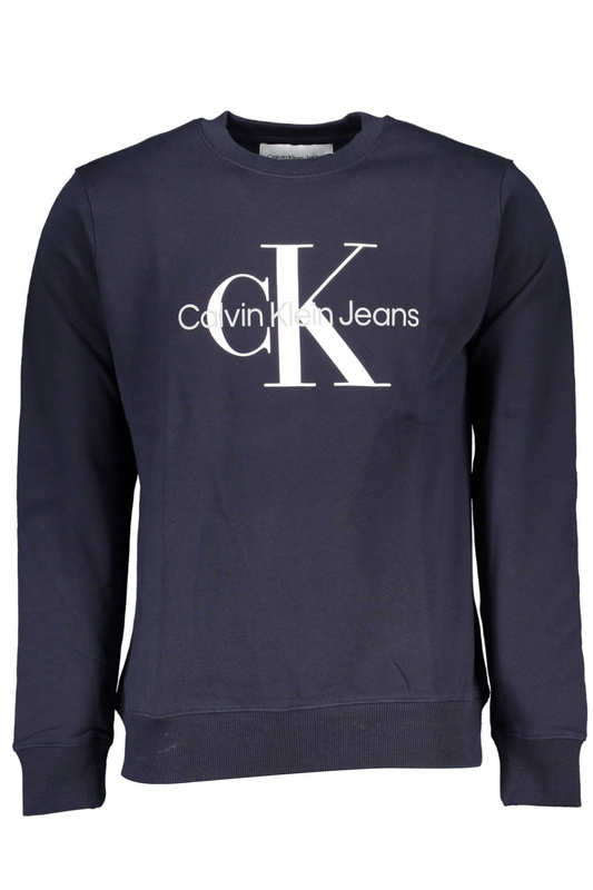 CALVIN KLEIN HERREN-SWEATSHIRT BLAU MIT REISSVERSCHLUSS