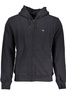 NAPAPIJRI HERREN-SWEATSHIRT MIT SCHWARZEM ZIP