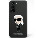 Karl Lagerfeld KLHCS23SSNIKBCK S23 S911 hardcase czarny/black Silicone Ikonik