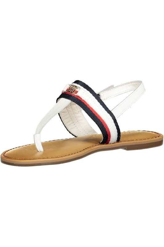 TOMMY HILFIGER SANDAL SHOES WOMAN WHITE