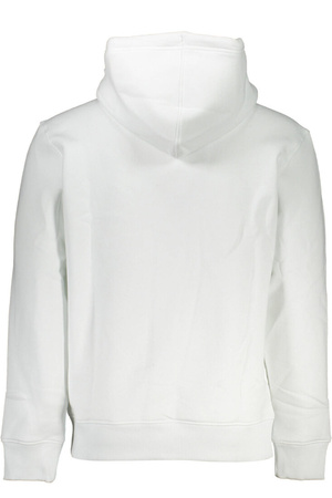 CALVIN KLEIN MEN&#39;S WHITE ZIPLESS SWEATSHIRT