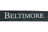 Beltimore full grain leather narrow men's belt navy blue oversize A80 : Colors - navy blue, Strap Size - r.180-195 cm