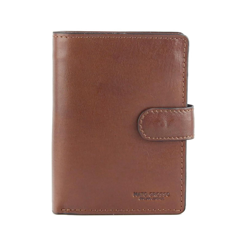 Mato Grosso Men's Leather Zipper Wallet with RFID