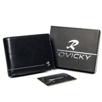 Men's genuine leather wallet Rovicky N992-CMC