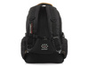 ORANGE-Negru robust cu 3 compartimente rucsac sport de oraș mare M83