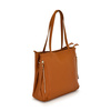 Elegant stylish large women's leather shopperbag