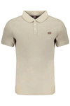 NORWAY 1963 BEIGE MEN&#39;S SHORT SLEEVED POLO SHIRT