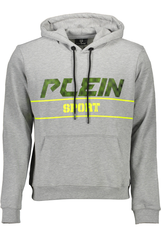 PLEIN SPORT SWEATSHIRT WITHOUT ZIP MAN GRAY