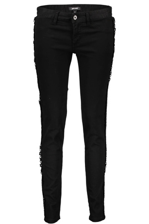 JUST CAVALLI WOMEN&#39;S TROUSERS BLACK