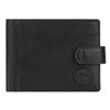 EL FORREST men's leather zip-up wallet with RFID