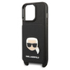 Karl Lagerfeld KLHCP13LSAKHPK iPhone 13 Pro / 13 6,1" hardcase Saffiano Metal Karl Head