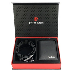 Men's genuine leather gift set Pierre Cardin ZG-105-BR