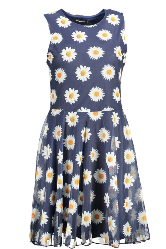 DESIGUAL SHORT DRESS WOMAN BLUE