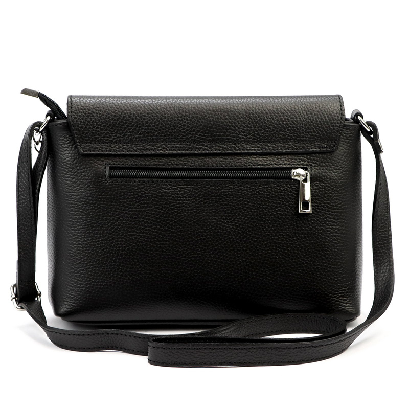 Women's Urban Leather Messenger Bag with Chain