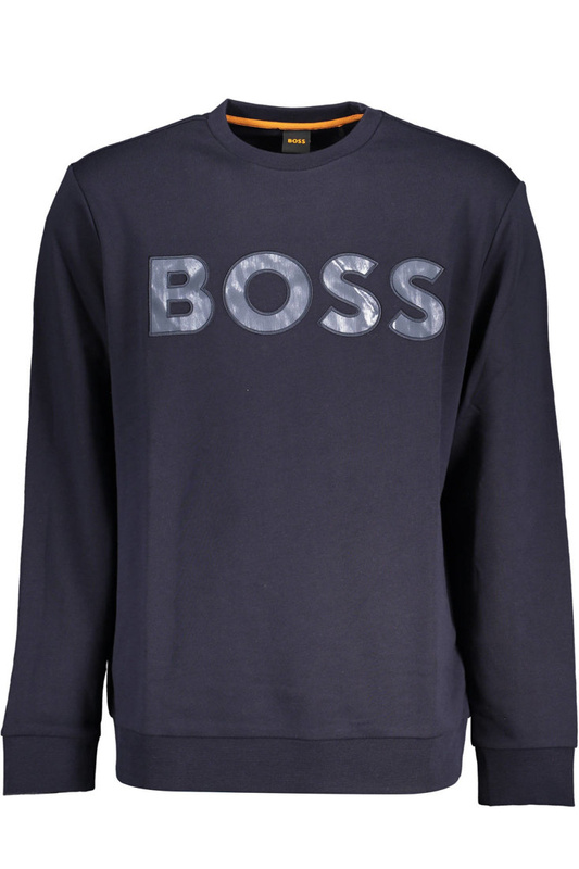 HUGO BOSS MAN BLUE SWEATSHIRT WITHOUT ZIP