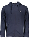 SERGIO TACCHINI HERREN-SWEATSHIRT MIT BLAUEM ZIP