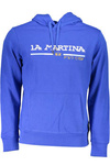 LA MARTINA BLUE MEN&#39;S SWEATSHIRT WITHOUT ZIP