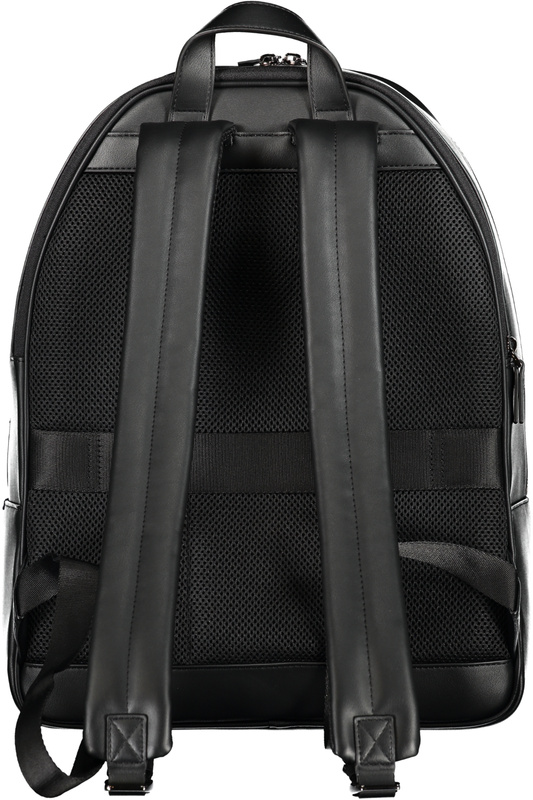 TOMMY HILFIGER MEN&#39;S BLACK BACKPACK