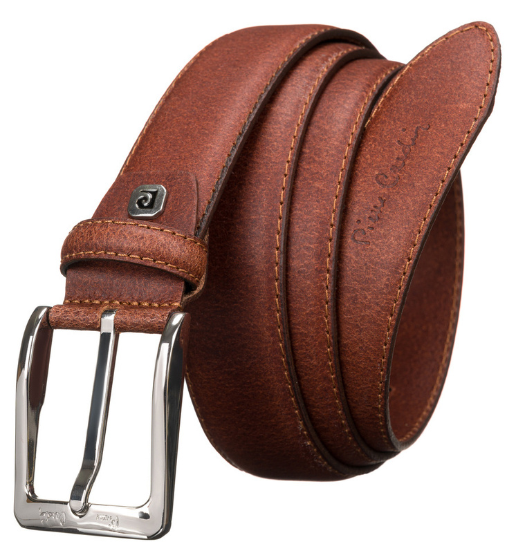 Leather's belt PIERRE CARDIN 9025 NERO