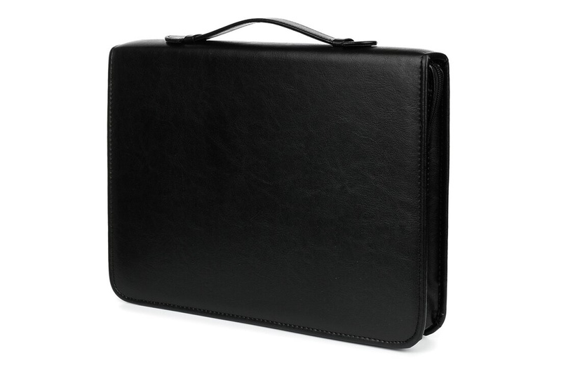 Black Beltimore luxury men's briefcase briefcase organizer for trader I40