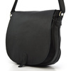 Spacious leather women's crossbody bag